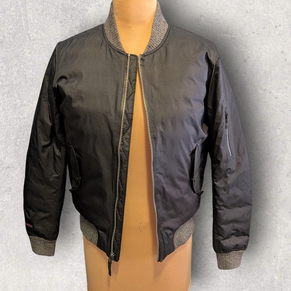 Cole Haan "Mountain Wear" Gorpcore Women's Cropped GOOSEDOWN Bomber Jacket XS